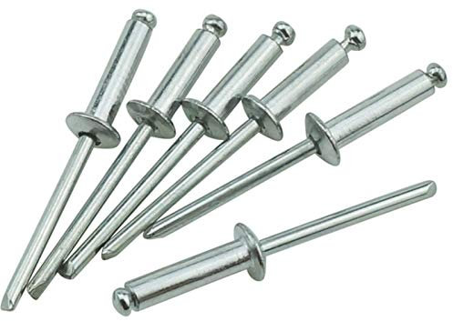 Befestigungen, Nieten, Schrauben, Bolzen, Muttern, Nieten, Befestigungen, Schrauben, Bolzen, M5 Aluminium Pilzkopfschraube Blindniete Gebrochener Dorn Blindniete Selbsteinsetzende Niete Möbel Robust