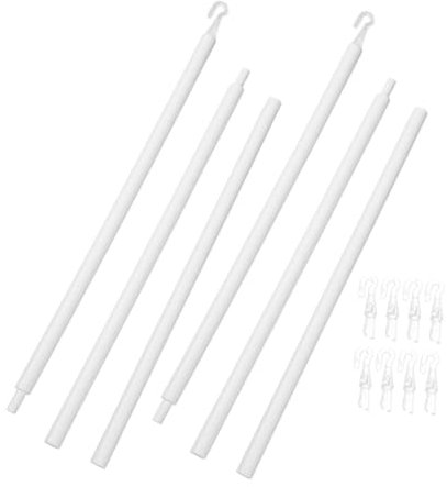 Uonlytech 2 Sets Venetian Blind Rotor Pp Eco-friendly Pull Rod for Vertical Blinds Replacement Curtain Stick Puller for Tilt