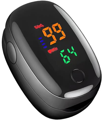 PHARMALUXE Oximetro Dedo Profesional, Pulsioximetro de Dedo Profesional, Pulsometro Dedo, Medidor Oxigeno en Sangre Dedo, Saturador Oxigeno Dedo, Pulsioximetro Pediatrico, Medidor Saturacion Oxigenoo