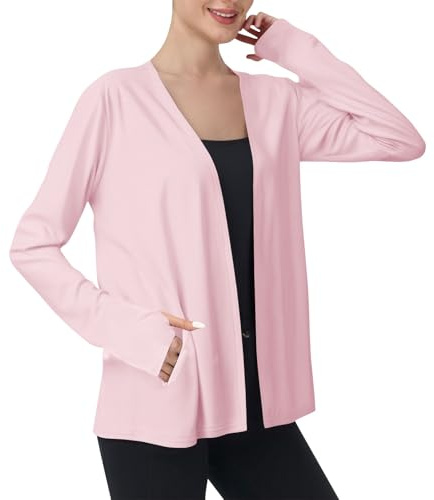Chemise Anti UV Femme Manche Longue Tee Shirt de Randonnée Protection UV T Shirt de Plage UPF 50+ Léger Respirant Fonctionnel Séchage Rapide Veste de Course Pullover de Surf Natation Pas Cher