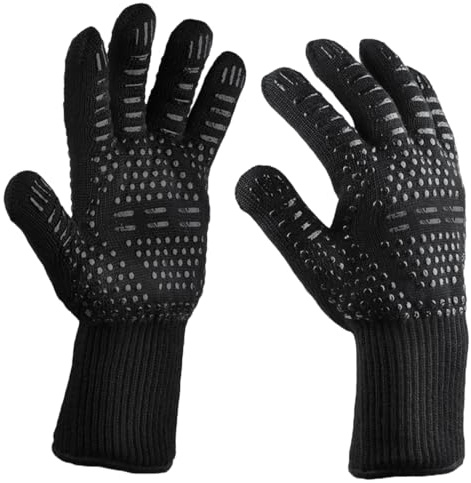 HYTROVE 2pièces De Barbecue Protection Feu Isolation Thermique De Cuisine Noirs