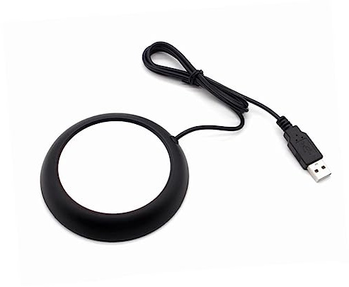 Ipetboom Chauffe-Tasse USB Chauffe-mug pour Bureau et Maison Maintient Les Boissons Chaudes Compatible avec Divers Récipients Alimenté par Port USB