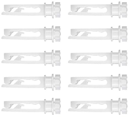 Pack Of 10 Vertical Blind Repair Tab White Stem For Easy Window Fixing Vertical Stem