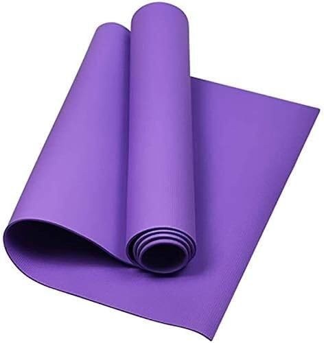 Yogamatta Pilatesmatta med bärrem Sit-ups Stretching armhävningar Herr Dam Miljövänlig EVA Fitness Träningsmatta(Purple)