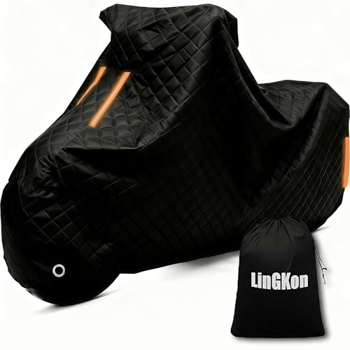 Bâche de Moto Épaissie Étanche pour Honda CBF 1000 F ABS Housse Impermeable丨Résistant aux Poussière Pluie Neige UV Vent Soleil-KD59
