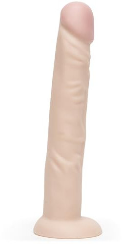 Lovehoney Lifelike Lover Realistic Dildo - 10 Inch Large Dildo - Firm Suction Cup Hands Free Sex Toy for Women - Harness Compatible Strap On - Adult Sex Toys - Waterproof - Flesh Pink