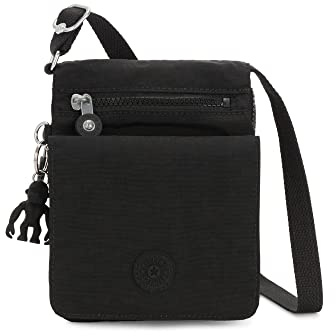 Kipling New El Dorado Umhängetasche, Black Noir, Einheitsgröße, El Dorado Umhängetasche
