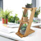 Cocoarm Escalera de Planta de 3 Niveles, Mini Estante de Madera para Plantas, Soportes para macetas para exhibici¨®n de Plantas, Escalera, Estante de Flores, decoraci¨®n Jard¨ªn, BALC¨®n, Patio