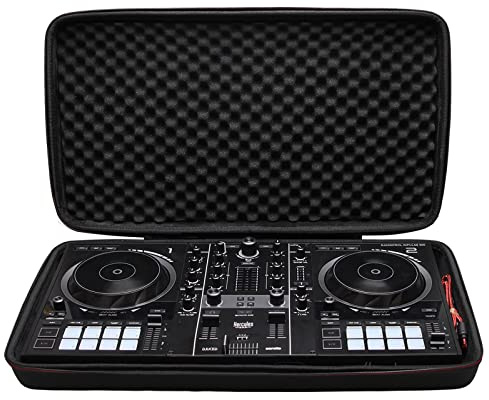 LTGEM DJ Controller Case for Hercules DJControl Mix - Hard Storage Travel Protective Carrying Bag