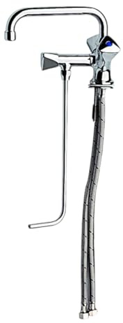 Gastro Spülbeckenhahn Hochdruck Mischbatterie Wasserhahn BieTal® Profi Spültischarmatur mit 20 cm Unterspülung für Gastronomie & Großküche - Schwenkbarer Auslauf