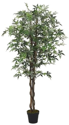 vidaXL Ahornbaum Künstlich 224 Blätter 80 cm Grün