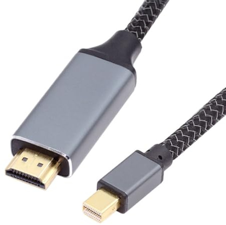 chenyang Mini DisplayPort 1.4 Host-Eingang zu HDMI 2.1 Display-Ausgang 8K 60Hz UHD 4K Monitorkabel 1.8M