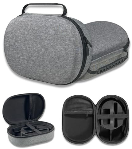 Tragetasche für Apple Vision Pro, harte Filzhülle für VR-Game-Headset, wasserdicht, stoßfest, kratzfest, Schutzhülle für Apple Vision Pro Zubehör, großer Raum VR Hülle für Reisen (Stil B)