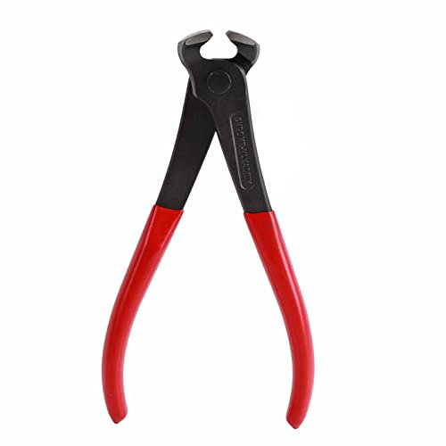 End Cutter Plier, 6 End Cutter Pliers Snips Wire Steel Fixers with Anti-Slip PVC Plastic Handle Cable Cutting Nippers Nips Cutter for Twisting for Twisting Cutting Binding Wire