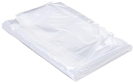 PATIKIL 30 Pcs Sacs Plastiques Plats Ouverts Transparents 24x31 Pouces 1.6 Mil Sacs d'Emballage pour Aliments, Maison, Objets de Collection, Pâte à Pain, Pâte
