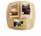 Cheese Wedges & Cheese Board Gift Set - A Selection of 3 x 150g Applewood, Wensleydale, Cheddar Cheese with Onion Sage and Cheese Board for Serving. Cheese Gift Set for Birthday Gifts, Food Hamper