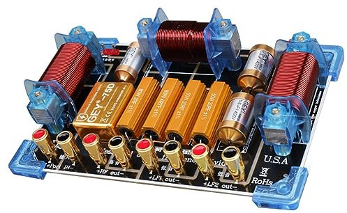 casstaly - Separador de altavoz de 2 vías HIFI 2000 W, 38,1 cm, 30,5 cm, 45,7 cm, 3 frecuencias