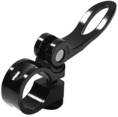 HESHUWEN Sattelklemme Fahrradsattelklemme Aluminium Schnellspanner Berg MTB BMX Rennrad Fahrrad Sattelstützenklemme 25,4 mm 28,6 mm Fahrradsattel Sattelklemme Sattelklemme(Black 25.4mm)