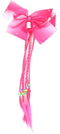 PACKOVE Anneau Cheveux Noeud Papillote Garçon Fille Tresse Arc-ciel Fausse Coiffure Colorée Créative