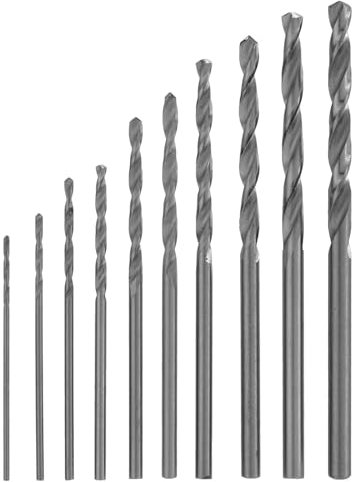 10 Pezzi Trapano Hss Per Mini Foratura A Coclea, Strumenti Per La Lavorazione Del Legno Ad Alta Precisione, 0,8 Mm A 3,0 Mm, Adatto Per La Produzione Di Legno, Plastica E Altri Oggetti Artigianali