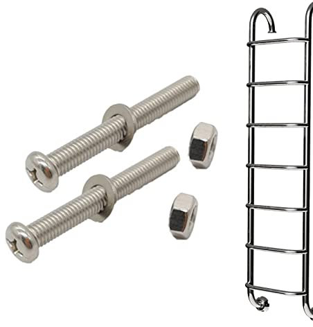 Caoutchouc de rechange pour échelle de piscine avec système d'ancrage et rosace Pièces d'échelle de piscine durables pour plus de sécurité et de stabilité