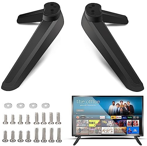 TV Legs for TCL TV Legs Replacement Compatible with 28/32 Inch 40/43 Inch 49/50 Inch 55/65 Inch Roku Smart TV, Replacement Legs for Legs 65S555 55S401 50S546 50S423 43S431 40S325 28S405 with Screws (1