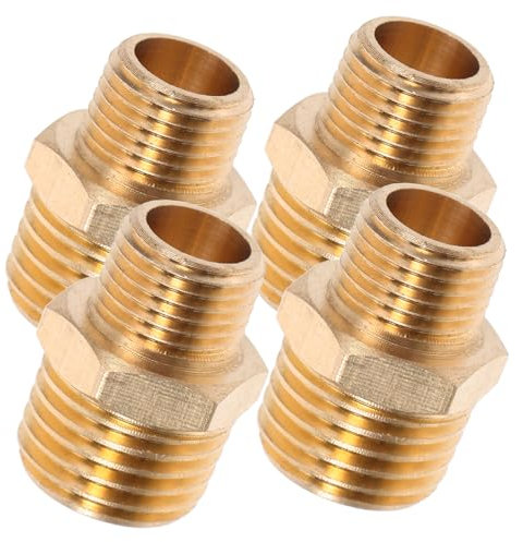 NUOBESTY 6piezas Adaptador De Conector De Cobre Conector Adaptador De Manguera para Accesorios De Plomería RV y Sistemas De Agua