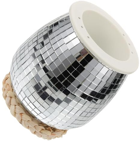 Hemobllo Vase à Fleurs de Boule Disco Pot de Plante Décoratif Surface pour Décoration Intérieure