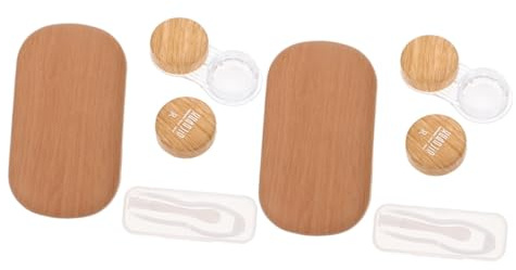 Beaupretty Caja Pequeña De Almacenamiento Estuche para Lentes Portátil Soporte para Lentes y Cosméticos