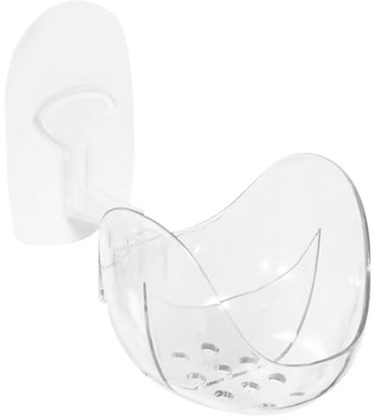 EPIGEIST Makeup Schwamm Halter Wandmontierter Beauty Schwamm Trocknungsständer Feuchtigkeitsfreihalter für Kosmetikschwämme Installieren Hygienisch und Platzsparend