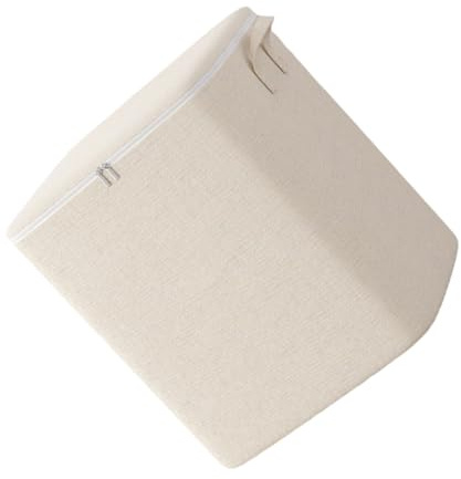 DIKACA Bolsa de Almacenamiento con Cremallera Grande Capacidad para Ropa y Mantas Portátil Resistente al Desgaste con Asas para Organización de Edredones y Ropa de