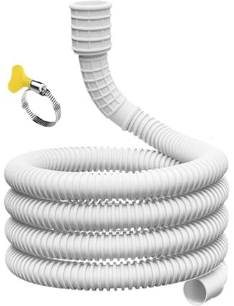 Tuyau d'arrivée d'eau for machine à laver 5/6 m, tuyau d'évacuation for déshumidificateur et climatiseur mobile, tuyau de fuite d'eau for unité extérieure de climatisation, tube en plastique(6 meters)