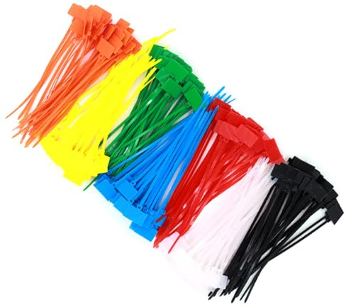 Bridas - 250 piezas nylon multifuncionales | Precintos resistentes para etiquetado de cables,Para Red, Centro de Datos, Industria, Hogar, Oficina, Escuela, Viajes