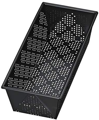 ORIGINAL KAISER 2300651323 Stampo Pane Forato, 25 cm, Nero