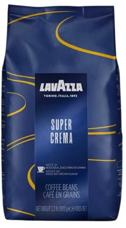 Lavazza Super Crema Espresso - Café en grano - 1 kilo