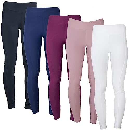 MS-Trachten Reitleggings Kinder Silikonvollbesatz mit Handytasche Reithose Mädchen Tessa