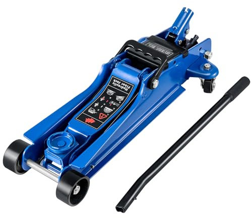 Holdfiturn Hydraulic Low Profile Floor Jack 2.5 Ton Heavy Duty Trolley Jack Hydraulic Car Jack Lift Garage for Car Van Truck Trailer Auto Repairing