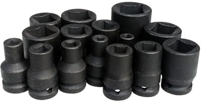 MORREZ 1 stücke 1/2 Vierkant Vierkant-steckschlüssel Anzug for Vierkantschraube 5-24mm for Wählen (Size : 17mm)