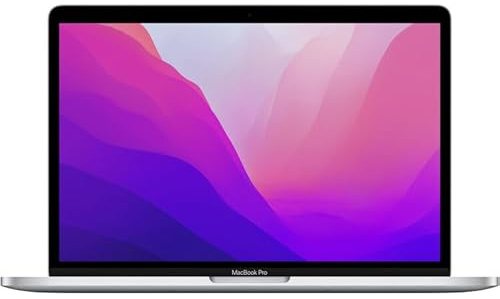 2022 Apple MacBook Pro met Apple M2 Chip (13-zoll, 8GB RAM, 256GB SSD Kapazität) (QWERTZ German) Silber (Generalüberholt)