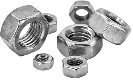 Sechskantmuttern DIN 934/ISO 4032 Edelstahl V4A/A4 M5/M6/M8/M10/M12 | Standardform, rostfrei, EHK