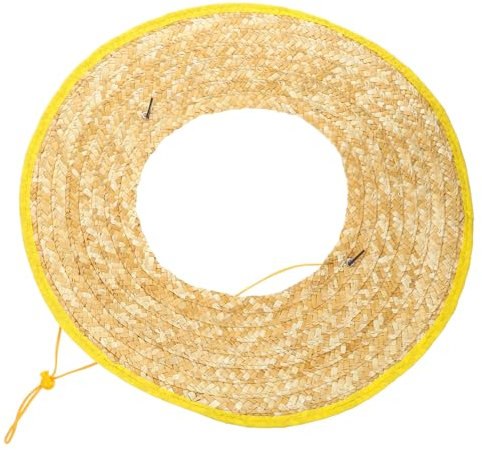 BESTonZON Helmvorhang Herren Strohhüte Bodenausgleichswerkzeuge Cowboyhut für Männer Kappen Schutzhelm Schatten Helm Sonnenblende Fahrrad Strohhut Hals Ärmel Sonnenhut Mann
