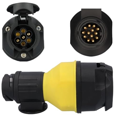 SAMETRUCK LED Adapter CAN Bus 12V 13pol auf 7pol Widerstand für Beleuchtung PKW Anhänger