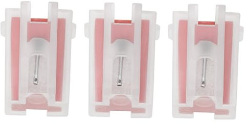 Toyvian 3stücke Plattenspieler Nadel Mit Aluminiumstange Hochwertige Ersatznadeln Für Schallplatten Rote Phonographen-nadel Für Klaren Und Einfache Installation