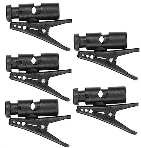 HOMSFOU 5piezas Clips para Micrófono y Auriculares Organizador y Portátil Sujeción Eficaz
