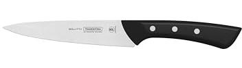 Tramontina SOLUTTA Zubereitungsmesser 15 cm, Küchenmesser aus rostfreiem Edelstahl, Allzweckmesser für Fleisch, Fisch, Gemüse & Kräuter, ergonomisch und ermüdungsfrei, NSF-zertifiziert