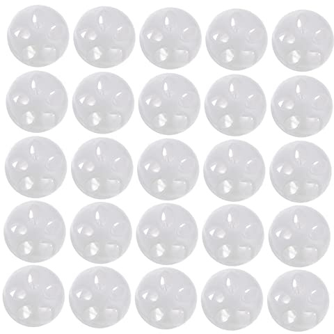 Garneck 50stücke Teiliges Puppenzubehör Rundes Kunststoff Geräuschemacher Ersatz Für Spielzeugreparatur Helles Quietschen Für Junge Mädchen Hundespielzeug
