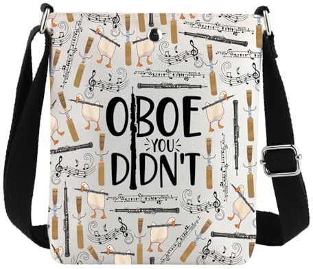 MYSOMY Oboe Borsa a tracolla Oboe Giocatore Regali Oboe Insegnante Regali Oboeista Borsa a tracolla Oboeista Regali, Oboe non hai fatto Cb2, 111