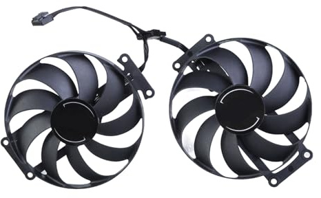 Yjcnelcr 90mm 6Pin CF9010U12D DC12V 0.45A GPU Fan for RX6600 6600XT 6700XT Graphics Card Cooling
