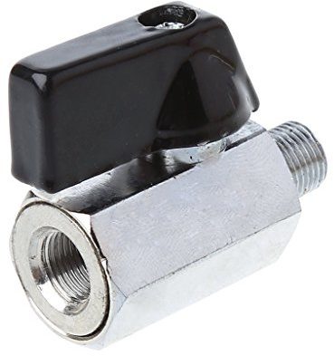 Brass Ball for Valve 1/8 Male to Female Thread Air Compressor Hose Ball Replacement Valve Switch Pneumatic Connection Fitting Pressure Machine Hose