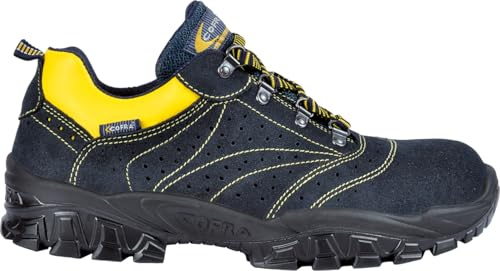 COFRA New Arno S1 P FO SR 45 Taglia 45 Scarpe Antinfortunistiche con Puntale in Acciaio Lamina Inox Resistenti Antiscivolo in Pelle Scamosciata Traspirante